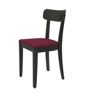 Bistrostühle SF113 aus Holz mit Komfortsitzpolster