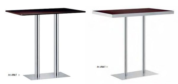 Kantinenstehtisch XT Tischsäule rund Stehtisch Basisausführung Edelstahlausführung