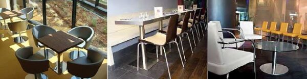 Säulen-Kantinentisch EXT4, runde Säule