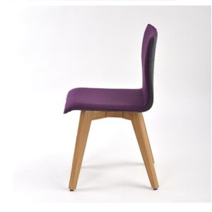 Schalenstuhl AL117 aus massivem Holz