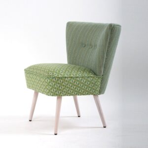 Retrosessel RSF-115, Polster in grün