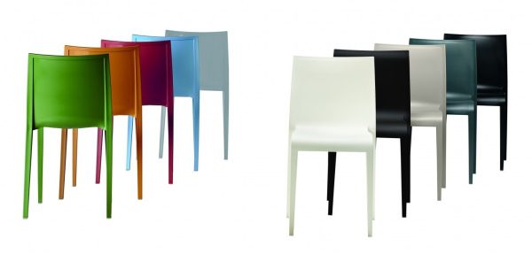 Kunststoffstuhl Nassau, viele Farben, leicht, stabil, Sitzkomfort, Aussenbereich