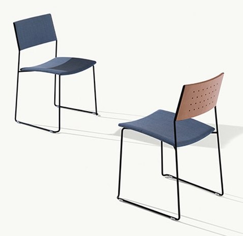 Duo Kantinenstühle gepolstert