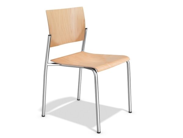 CO-1828 Sitz und Rücken aus Holz, ungepolstert