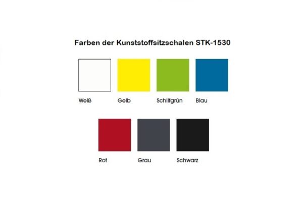 Sitzschalenfarben des STK-1530